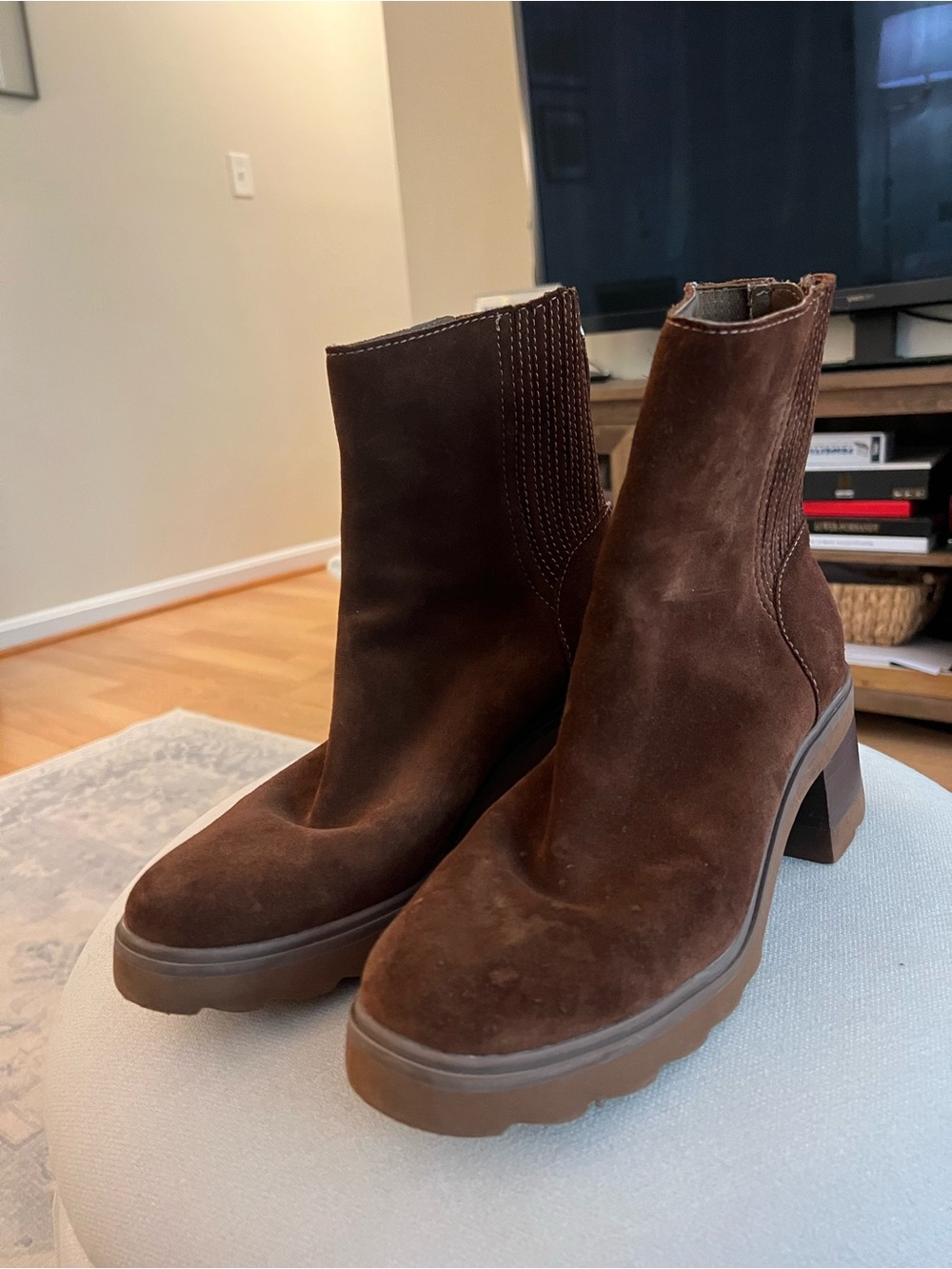Dolce Vita Fall Brown Suede Booties